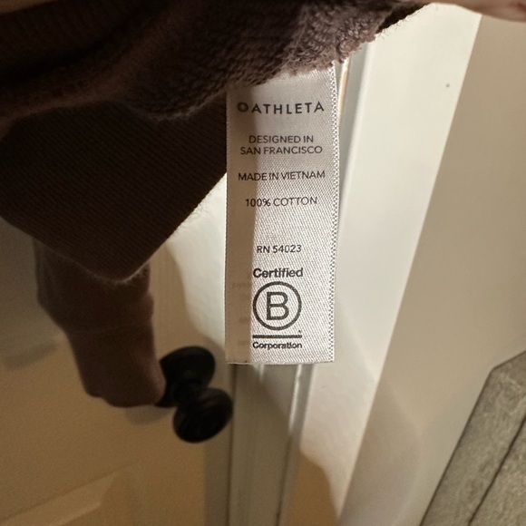 Athleta Moonrise Open Back Hoodie Sweater - Picture 4 of 6